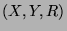 $ (X,Y,R) $