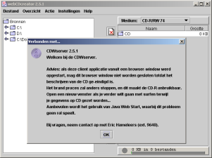 Welkomst-scherm